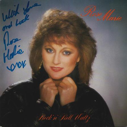 Rose-Marie-autograph-signed-pop-music-memorabilia-rock-and-roll-waltz-single-northern-ireland-singer-actress-go-for-it-rita-cold-fish