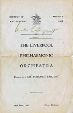 Sir-Malcolm-Sargent-autograph-signed-classical-music-memorabilia-liverpool-philharmonic-orchestra-dr-chief-conductor-the-proms-BBC-Symphony-Royal-Philharmonic