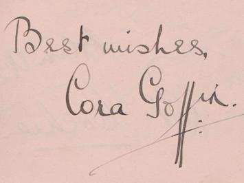 Cora-Goffin-autograph-Cora-Goffin-memorabilia-signed-movie-memorabilia-Pantomime-legend-Little-Lord-Fauntleroy-film-celebrity-autograph-book-page