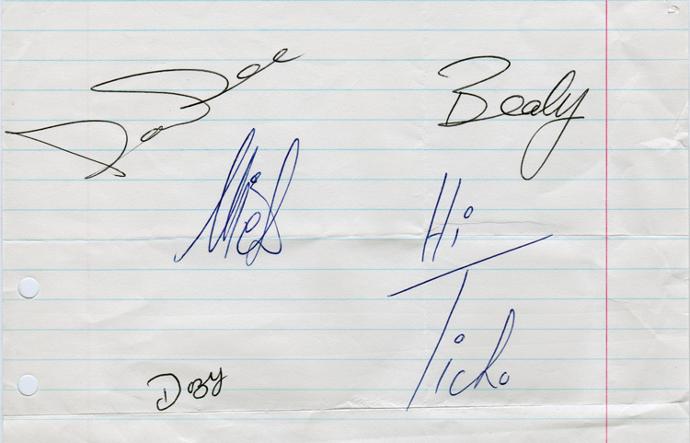 Dave-Dee-Dozy-Beaky-Mick-Tich-autograph-signed-pop-music-memorabilia-legend-xanadu-bend-it-Zabadak-Hold-Tight-Save-Me-Okay-fontana-records