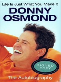 Donny-Osmond-signed-autobiography-Life-is-Just-What-you-Make-it