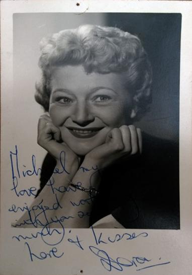 Dora-Bryan-autograph-signed-publicity-photo-1966-Hello-Dolly-Michael-Stewart-signature