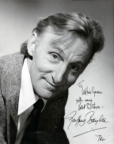 Geoffrey-Bayldon-signed-movie-tv-television-memorabilia-worzel-gummidge-Catweazle-To-Sir-with-Love-Casino-Royale-Organon-Dr-who-doctor-who-Paul-Hardcastle-The-Wizard-A-Night-to-Remember