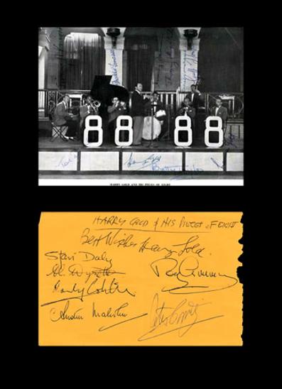 Harry-Gold-autograph-signed-Pieces-of-Eight-big-band-memorabilia-dixieland-bandleader-signatures