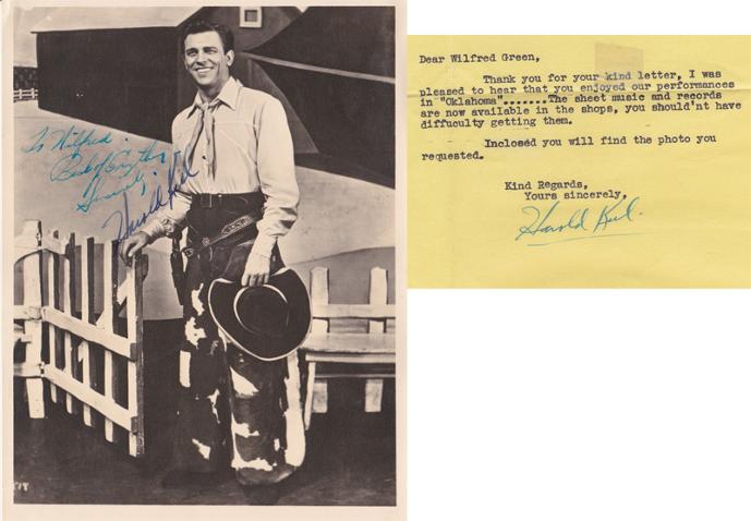 Howard-Keel-Hollywood-movie-film-legend-autograph-signed-memorabilia-Oklahoma-Dallas-signature-photo-letter