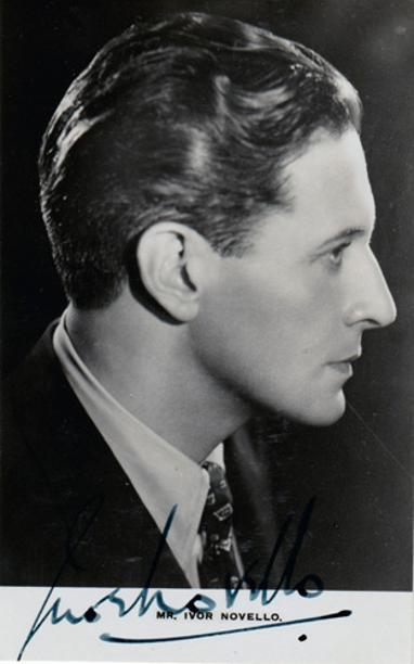Ivor-Novello-signed-music-memorabilia-singer-actor--legend-autograph-songwriter-composer-Keep-the-Home-Fires-Burning-the-vortex-lodger-Well-Gather-Lilacs-Rose-of-England-Perchance-to-Dream
