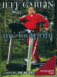 Jeff-Garlin-signed-My-Footprint-autobiography-book-Curb-Your-Enthusiasm