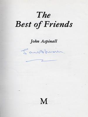 John-Aspinall-autograph-signed-book-memorabilia-first-edition-Best-of-Friends-zoo-Aspinalls-Howletts-Port-Lympne-Clermont-Club-Aspers-gorillas-gambling-lucan-signature