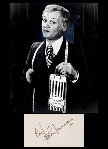 John-Inman-autograph-john-inman-memorabilia-signed-TV-memorabilia-are-you-being-served-mr-Wilberforce-Claybourne-Humphries-im-free-Grace-and-Favour