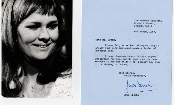 Judi-Dench-Hollywood-movie-film-legend-autograph-signed-photo-letter-memorabilia-celebrity-signature-007-James-Bond