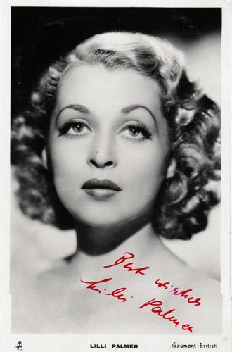 LILLI-PALMER-Hollywood-movies-film-legend-autograph-signed-photo-memorabilia-The-Kid-Uncle-Fester
