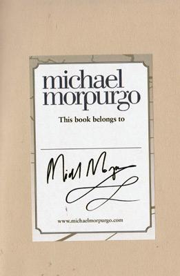 Michael-Morpurgo-autograph-signed-book-shadow-2010-war-horse-childrens-Laureate-harper-collins-fiction-sir-novel-writer-author-dog-afghanistan