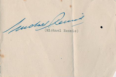 Michael-Rennie-Hollywood-movies-film-legend-autograph-signed-photo-postcard-cinema-memorabilia-Day-Earth-Stood-Still-compliments-slip
