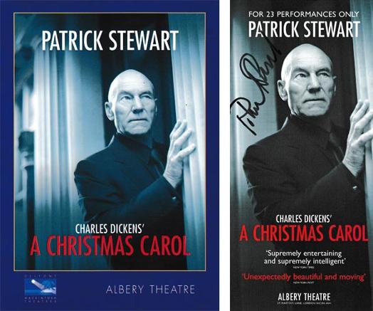 Patrick-Stewart-autograph-signed-theatre-memorabilia-christmas-carol-star-trek-next-generation-picard-x-men-xavier-signature