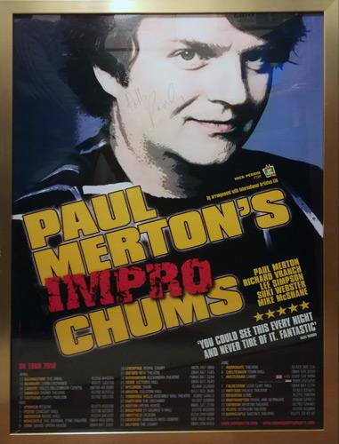 Paul-Merton-autograph-signed-comedy-memorabilia-improv-poster-impro-chums-uk-tour-2010-have-i-got-news-for-you-Whose-Line-Is-It-Anyway-just-a-minute-room-101