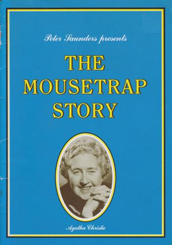 Peter-Saunders-autograph-The-Mousetrap-memorabilia-New-Ambassadors-Theatre-Agatha-Christie-play-producer-London-west-end-40th-anniversary-brochure-1992