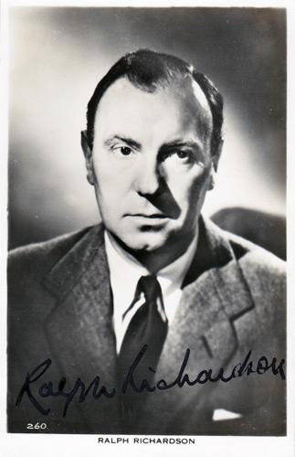Ralph-Richardson-Hollywood-movies-film-legend-autograph-signed-photo-memorabilia-cinema
