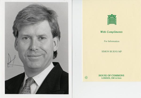 Simon-Burns-autograph-signed-political-memorabilia-conservative-party-uk-politics-tory-mp-sir-chelmsford-house-of-commons-minister-of-parliament