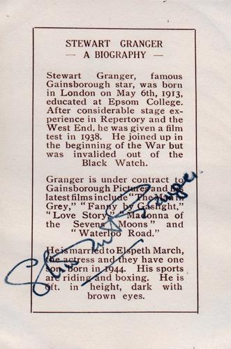 Stewart-Granger-Hollywood-movies-film-legend-autograph-signed-photo-postcard-memorabilia-biography-signature