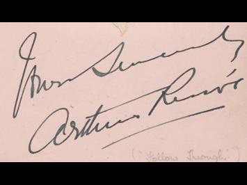 Arthur-Riscoe-autograph-arthur-riscoe-memorabilia-signed-stage-theatre-memorabilia-kipps-will-o-the-wisp-Horatios-Deception-Going-Gay-celebrity-autograph-book-page