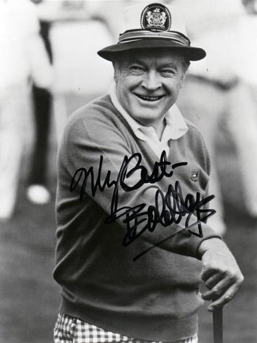 Bob-Hope-signed-golf-memorabilia-celebrity-golfing-autograph-movie-film-thanks-for-memories