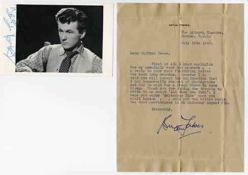 Bryan-Forbes-autograph-Bryan-Forbes-memorabilia-movie-film-memorabilia-photo-letter-cinema-Chaplin-Stepford-Wives-Whistle-Down-The-Wind