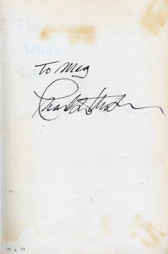 Charlton-Heston-autograph-signed-the-actors-life-journals-1956-1976-memoirs-autobiography-book-hollywood-memorabilia-ben-hur-moses-Ten-Commandments-nra-signature