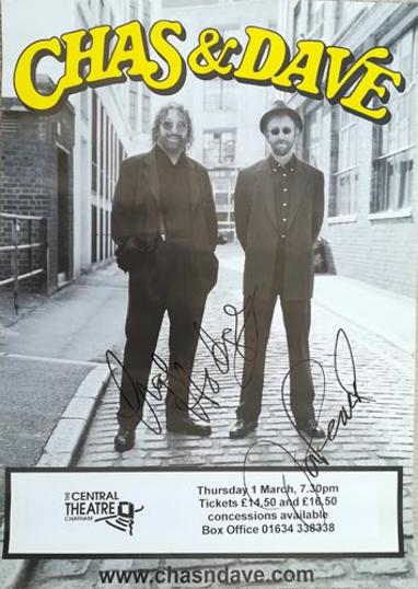 Chas-and-dave-autographs-signed-concert-tour-poster-cockney-music-memorabilia-signatures 1