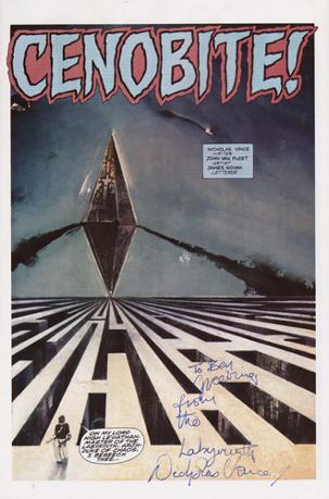 Clive-Barker-autograph-signed-hellraiser-memorabilia-volume-book-4-1990-nicholas-vince-signature-bunny-hampton-mack-writer-graphic-novel-horror-epic-comics-1990
