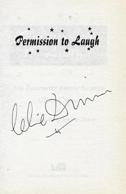 Clive-Dunn-autograph-signed-book-permission-to-laugh-dads-army-memorabilia-corporal-jones-grandad-signature