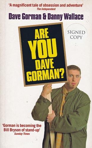 Dave-gorman-autograph-signed-tv-memorabilia-book-are-you-dave-gorman-danny-wallace-signature-first-edition-2001-googlewhack