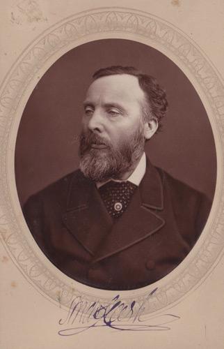 Dr-Andrew-Clark-autograph-signed-portait-photo-baronet-physician-pathologist-Fellow-of-the-Royal-Society-Lumleian-Lectures-Croonian-1826-1893