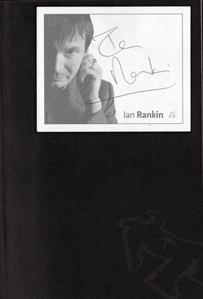 Ian-Rankin-signed-Dark-Entries-John-Constantine-graphic-novel-werther-delledera-rebus-vertigo-crime-novel-signature-autograph