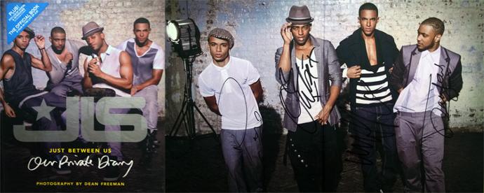 JLS-signed-Just-Between-Us-Our-Private-Diary-autographs-750-music-memorabilia