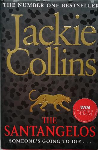 Jackie-Collins-autograph-signed-novel-the-santangelos-someone-is-going-to-die-best-seller-2015-memorabilia-first-edition-signature