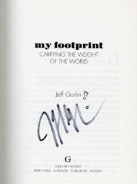 Jeff-Garlin-signed-My-Footprint-autobiography-book-autograph-Curb-Your-Enthusiasm