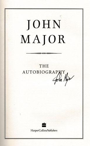 John-Major-autograph-signed-politics-memorabilia-autobiography-prime-minister-1999-first-edition-signature