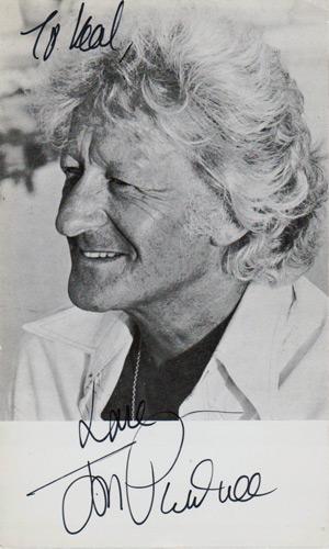 Jon-Pertwee-autograph-jon-pertwee-memorabilia-the-third-doctor-who-memorabilia-dr-who-worzel-gummidge-navy-lark-carry-on-films-Green-Cross-Code