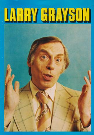 Larry-Grayson-autograph-signed-tv memorabilia theatre programme generation game signature shut that door comedian host