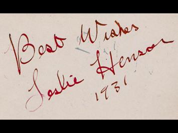 Leslie-Henson-autograph-Leslie-Henson-memorabilia-signed-theatre-memorabilia-ENSA-silent-films-Real-Thing-at-Last-Alfs-Button-Its-a-Boy-celebrity-autograph-book-page