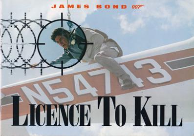 Licence-to-Kill-James-Bond-memorabilia-007-Timothy-Dalton-Robert-Davi-Talisa-Soto-souvenir-cast-list-movie-film-details-booklet-programme