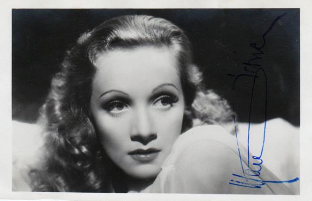 Marlene-Dietrich-Hollywood-movie-film-legend-autograph-signed-memorabilia-photo-cinema-Blue-Angel-leading-lady-actress