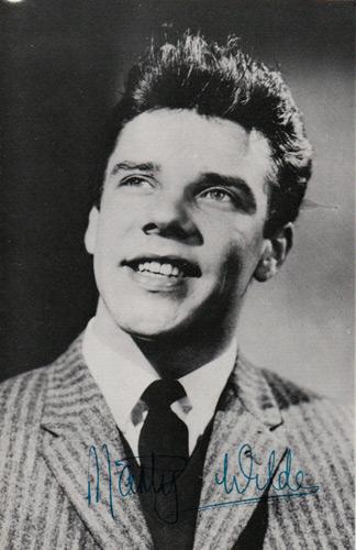 Marty-Wilde-signed-music-tv-movie-memorabilia-singer-legend-autograph-Reginald-Smith--Bye-Bye-Birdie-Endless-Sleep-Teenager-in-Love-Sea-of-Love-stardust