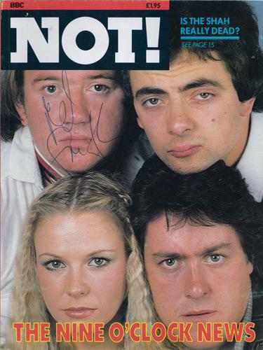 Mel-Smith-signed-Not-the-Nine-Oclock-news-annual-book-1980-autograph-rhys-jones-atkinson-stephenson-alas