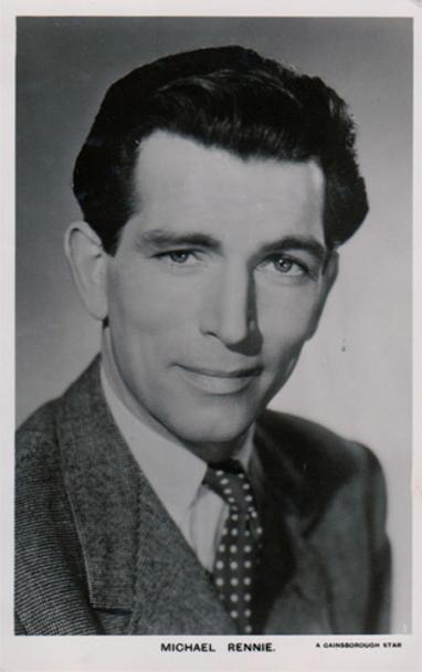 Michael-Rennie-Hollywood-movies-film-legend-autograph-signed-photo-postcard-cinema-memorabilia-Day-Earth-Stood-Still