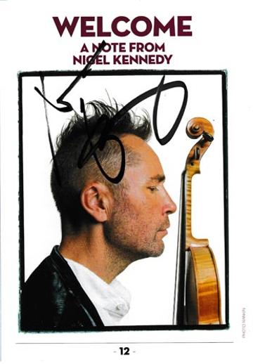 Nigel-kennedy-autograph-signed-classical-music-memorabilia-recital-programme-bach-fats-waller-flyer-violinist-violin-2013
