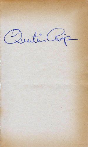 Quentin-Crisp-autograph-signed-autobiography-The-Naked-Civil-Servant-Dennis-Pratt-book-signature-orlando-englishman-in-new-york