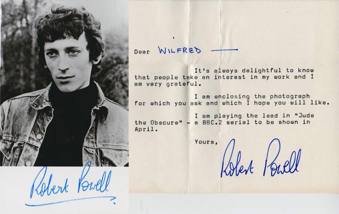 Robert-Powell-autograph-signed-tv-television-movie-memorabilia-Jesus-of-Nazareth-The-Detectives-Holby-City-Thirty-Nine-Steps-Imperativ-Tommy-Italian-Job-Shelley-Mahler-Doomwatch