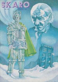 Skaro-fanzine-Winter-1994-Number-10-The-Doctor-Who-magazine-Dr-Who-publication-cover-William-Hartnell-art-Cyberman-Tardis