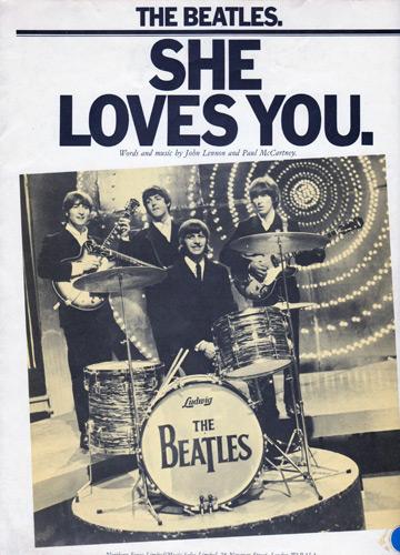 The-Beatles-memorabilia-She-loves-you-sheet-music-northern-songs-john-lennon-autograph-paul-mccartney-autograph-george-harrison-autograph-ringo-starr-autograph